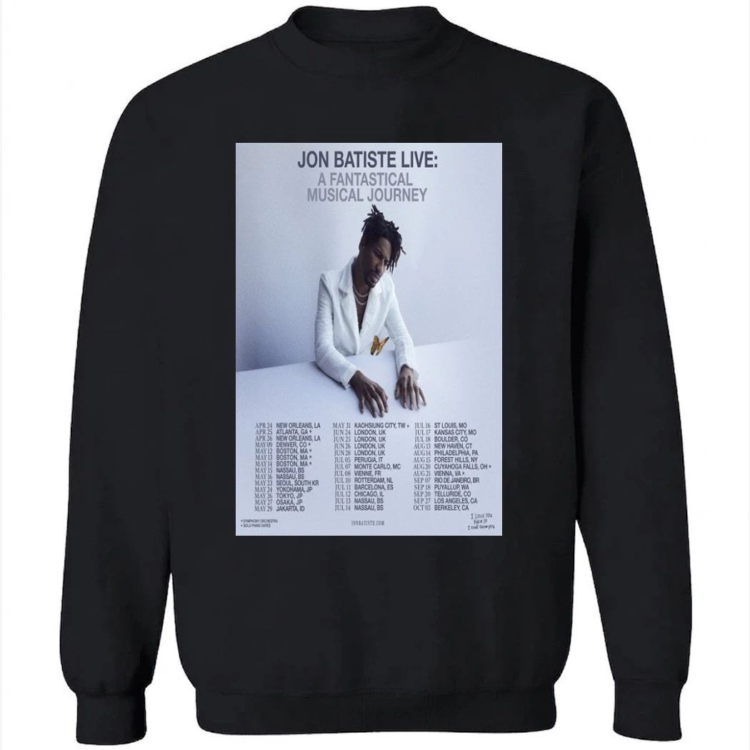 Jon Batiste A Fantastical Musical Journey Tour 2026 Poster Shirt