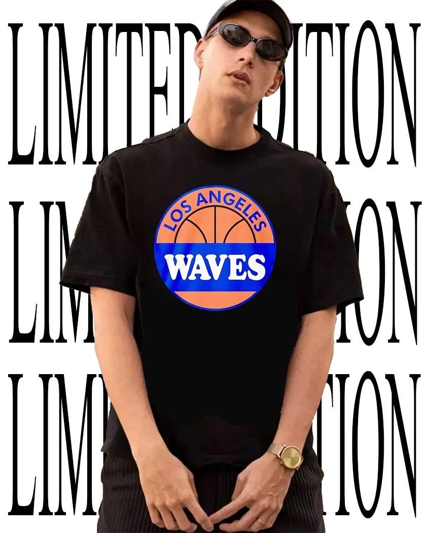 Los Angeles Waves Basketball logo t-shirt