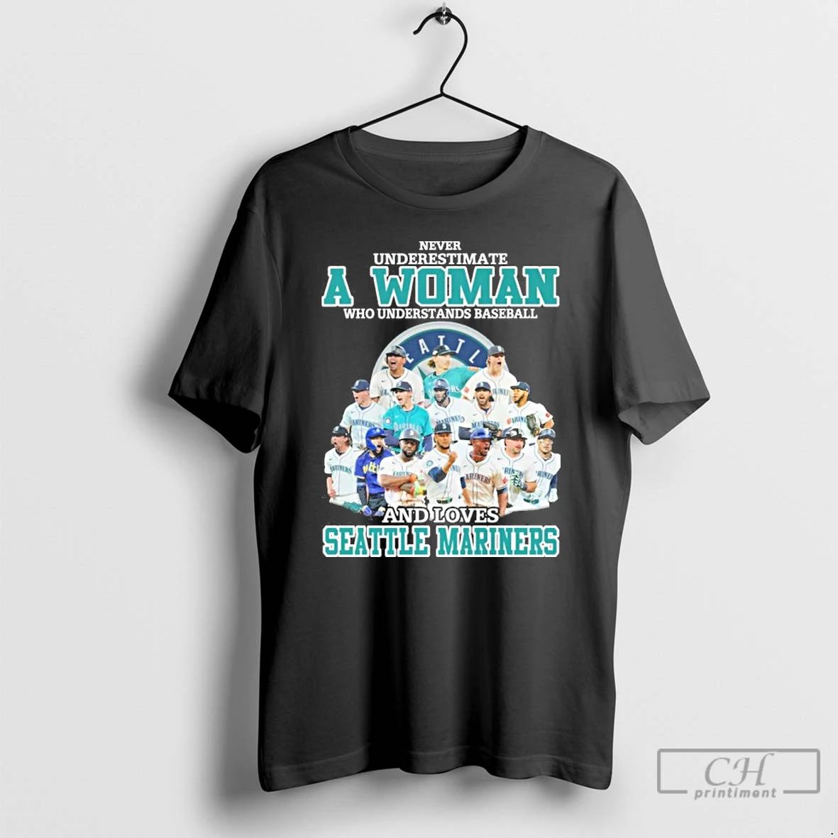 Classic Never Underestimate A Woman Who Understands Baseball Team Player And Loves Seattle Mariners