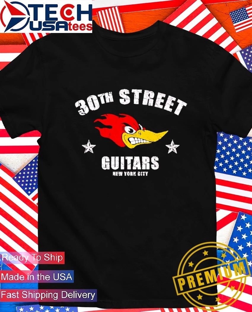 30th Street Guitars New York City logo shirt