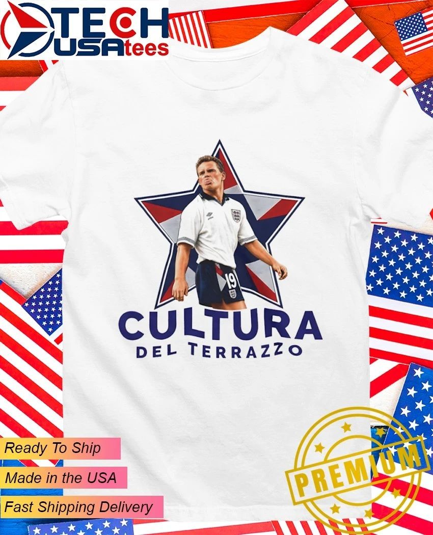 Cultura Del Terrazzo Paul Gascoigne England National Football Team shirt