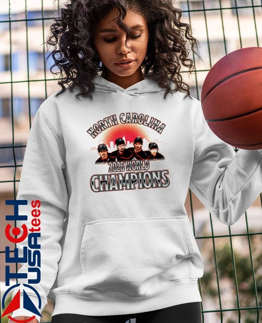 North Carolina Hurricanes 2026 World Champions skyline shirt