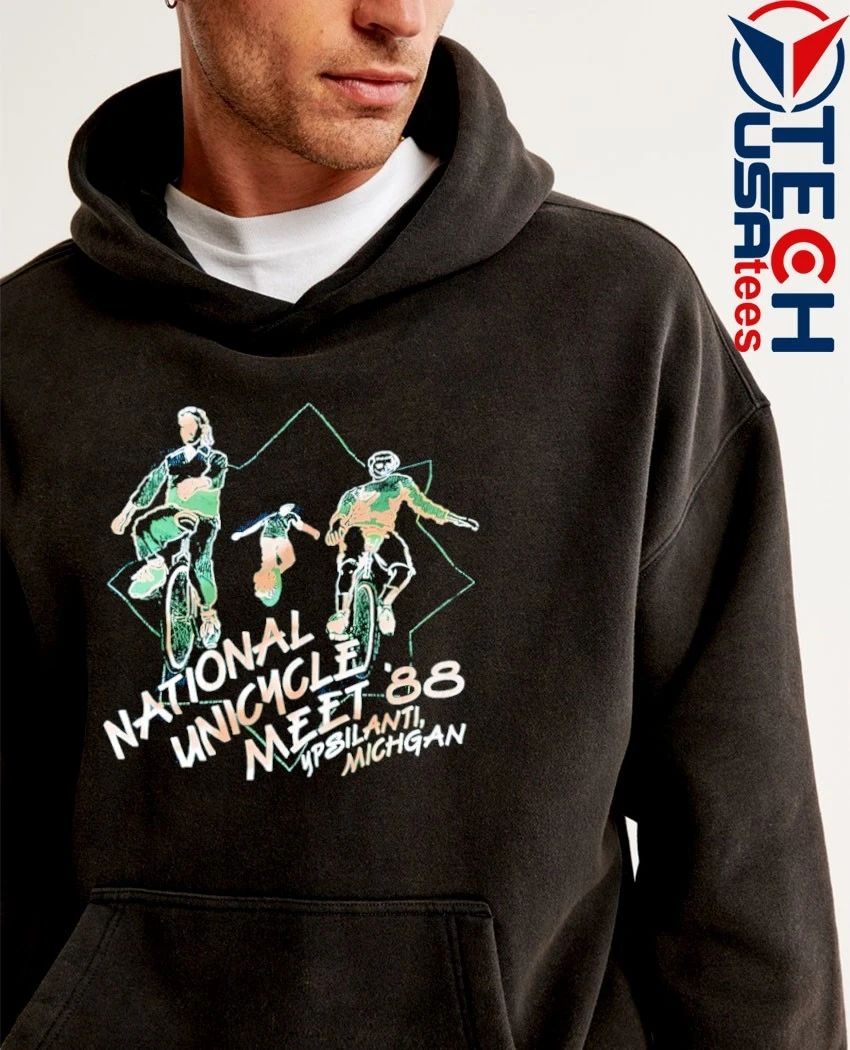 National Unicycle Meet ’88 in Ypsilanti Michigan shirt