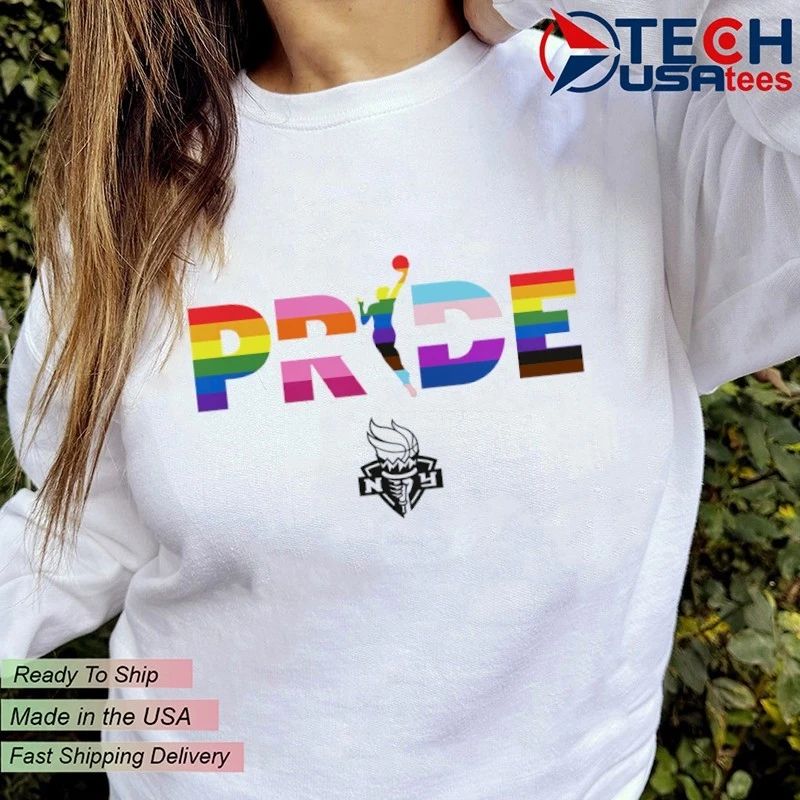 New York Liberty WNBA Pride logo shirt