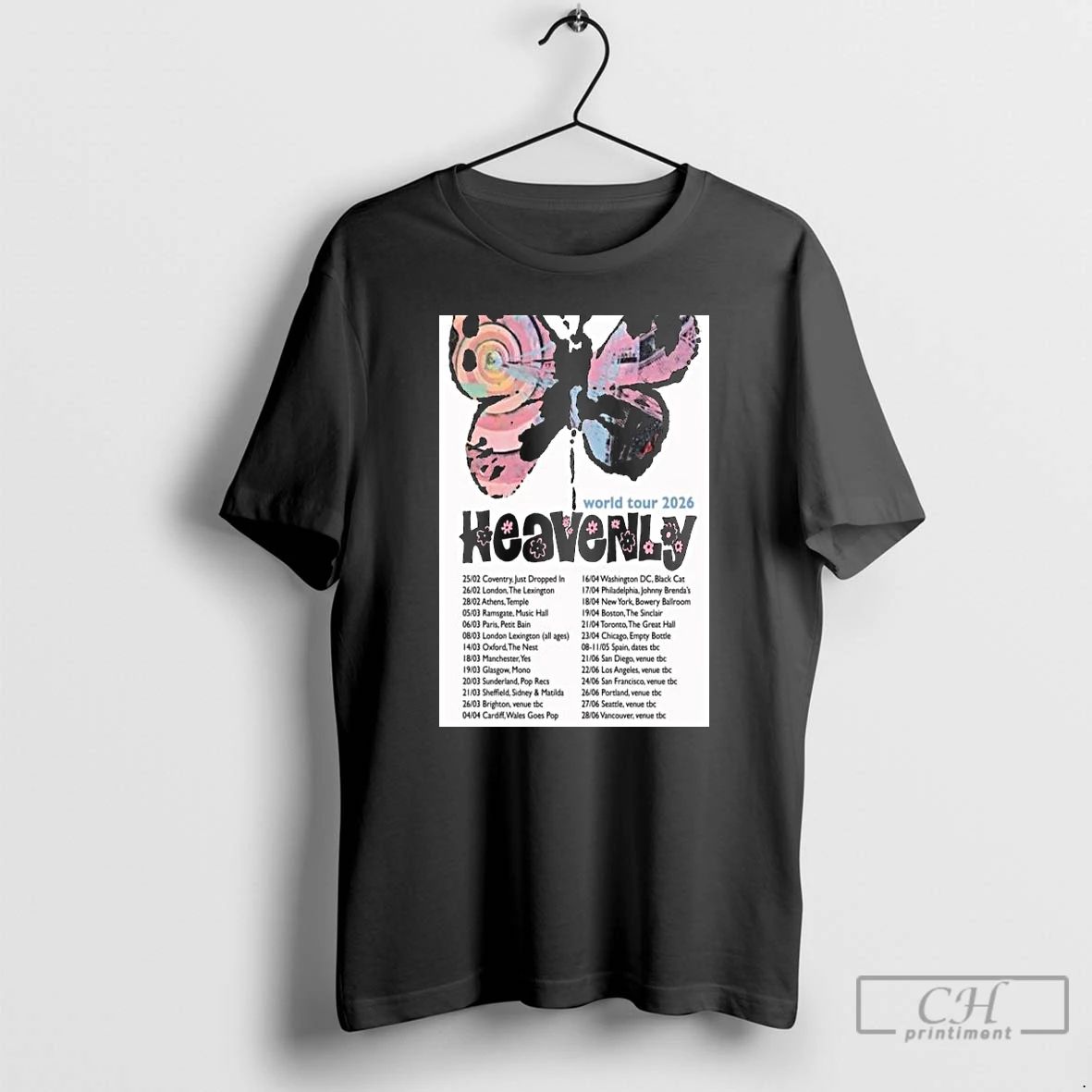 Classic Heavenly World Tour 2026 Long Sleve T Shirts