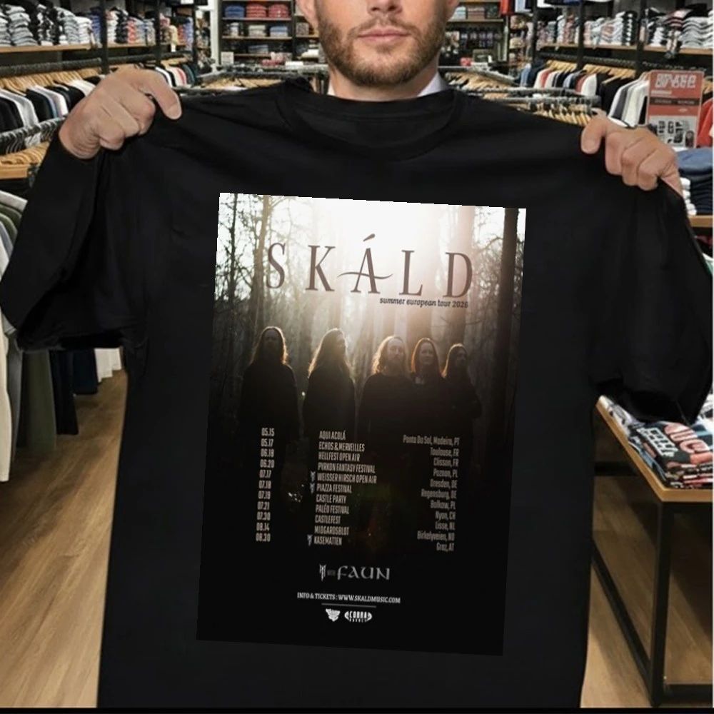 SKALD Summer European Tour 2026 Poster Shirt