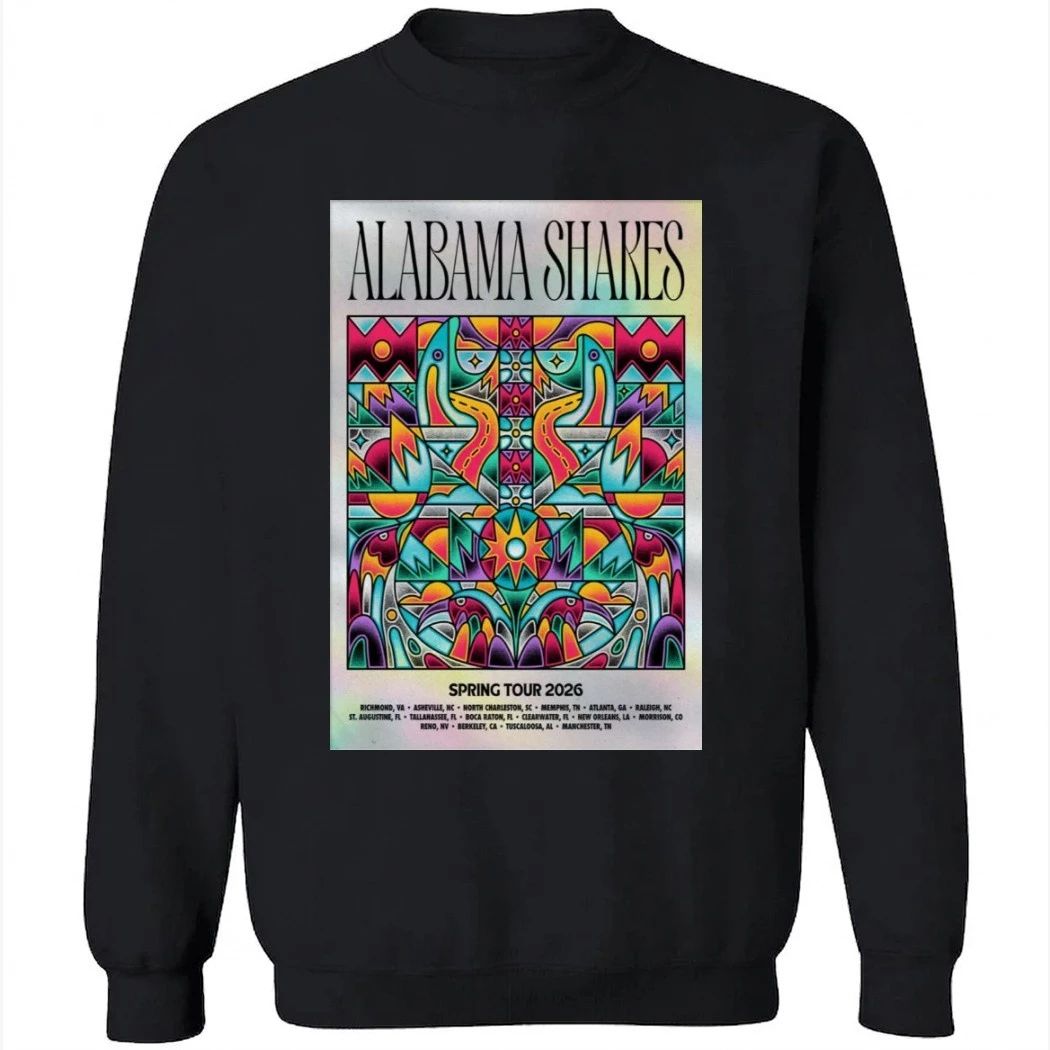 Alabama Shakes 2026 Spring Tour Poster Shirt
