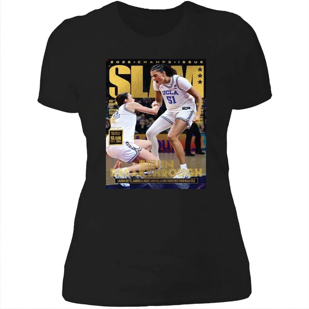 SLAM Magazine 2026 Champs Issue UCLA Bruins Women’s National Champions 2026 Poster Shirt
