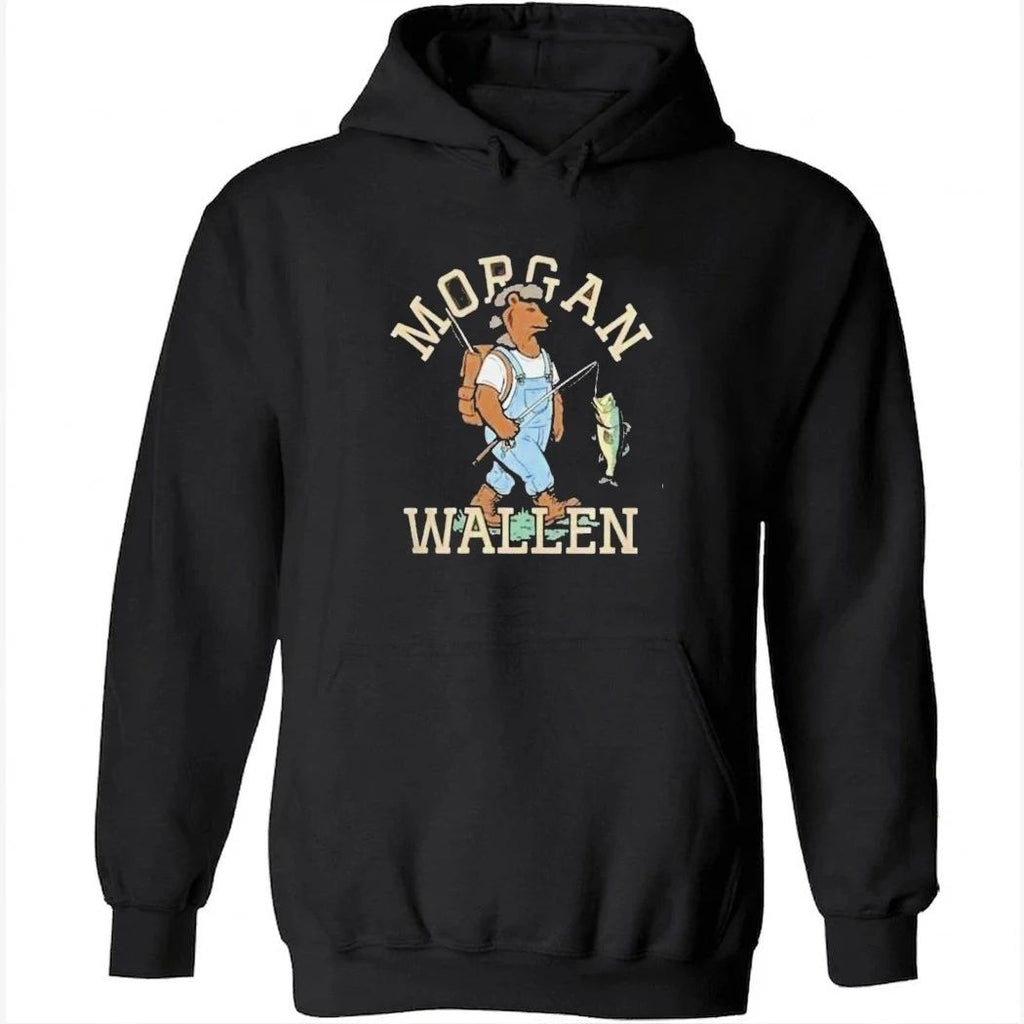 Morgan Wallen 2026 Still The Problem Tour Bear Fishing Shirt