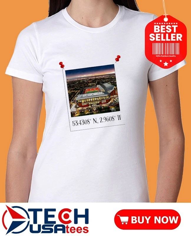 Anfield Coordinates Liverpool Stadium shirt
