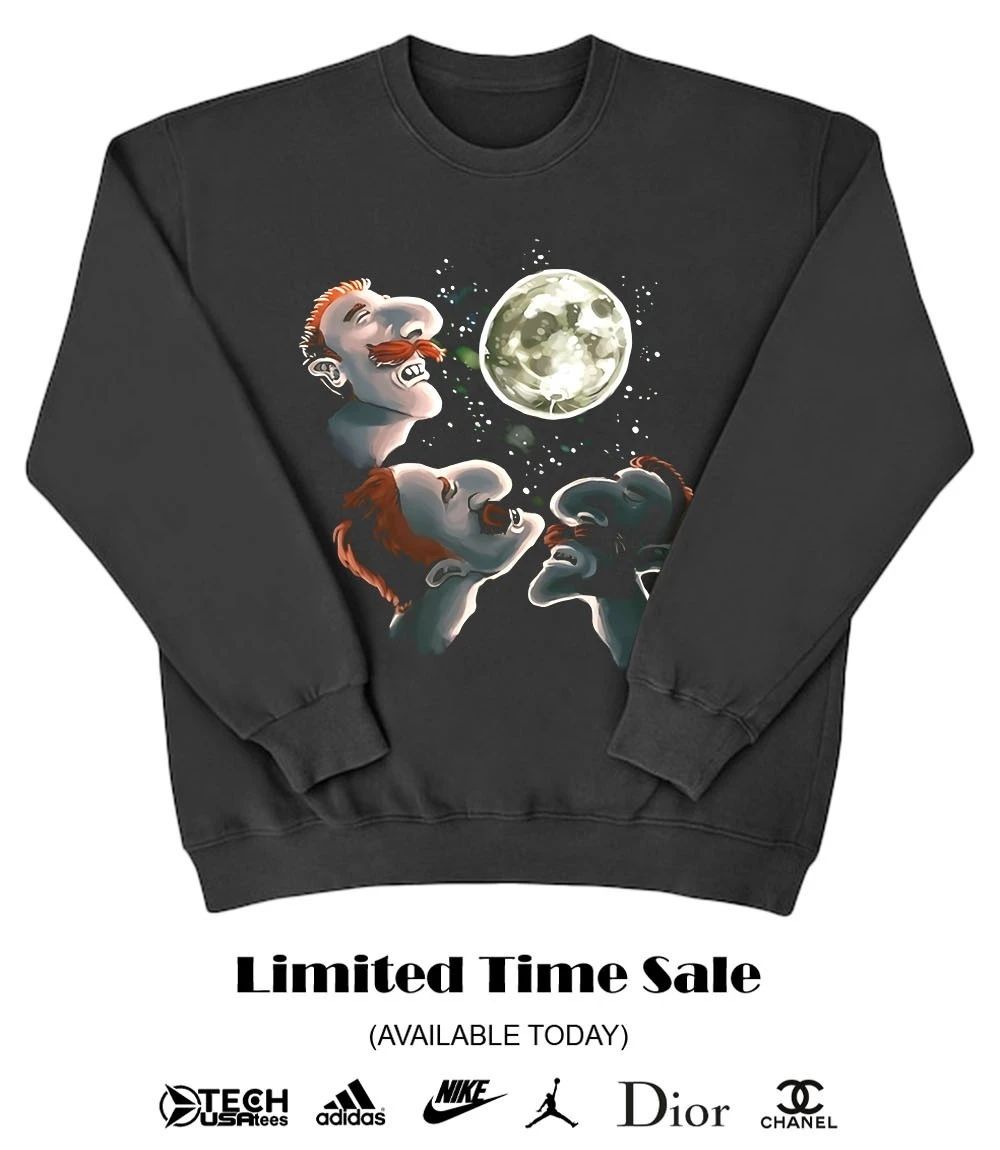 Three Nigel Thornberry Moon T-shirt
