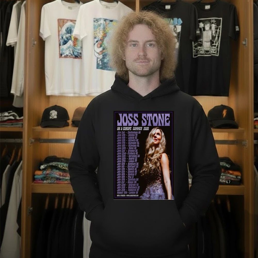 JossStone UK EUROPE Summer Tour 2026 Poster Shirt