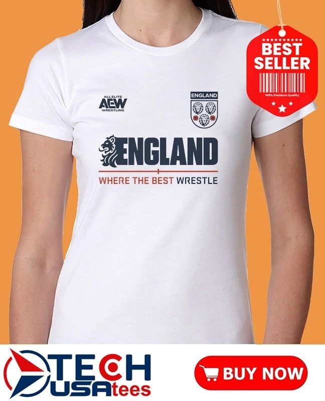 AEW Tournament Soccer England where the best wrestle shirt