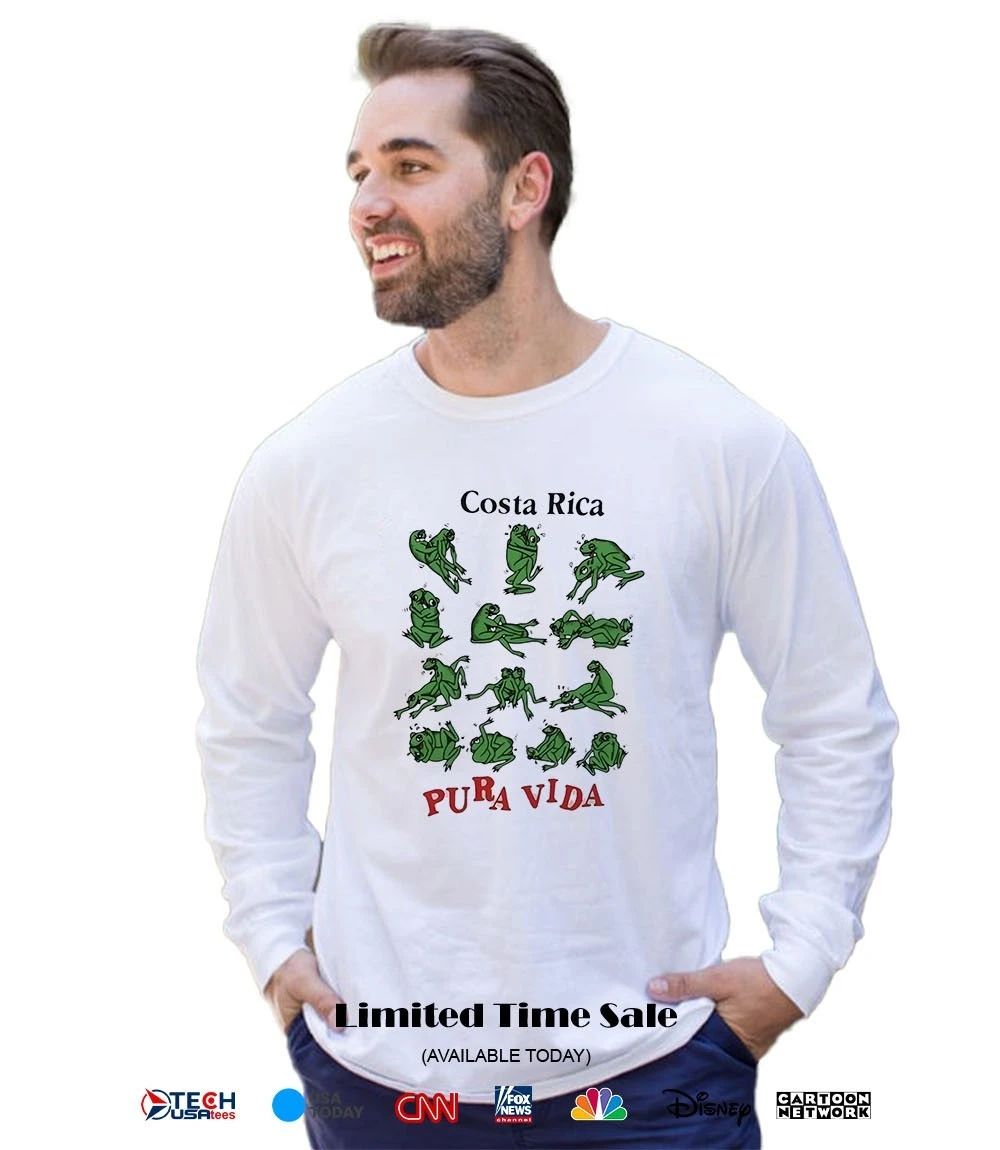 Costa Rica Pura Vida Frog shirt