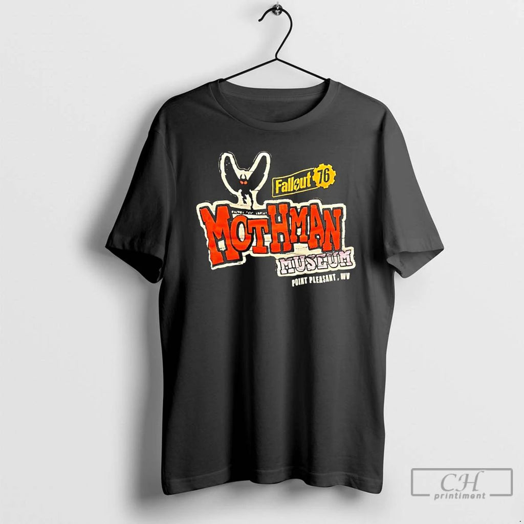 Classic Mothman Museum Point Pleasant Wv Fallout 76 T Shirts