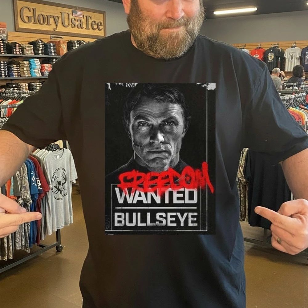 Wilson Bethel As Benjamin Poindexter AKA Bullseye WANTED Poster For Daredevil Born Again Season 2 Shirt