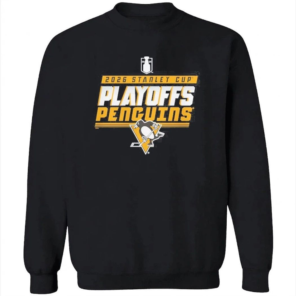 Pittsburgh Penguins Black 2026 Stanley Cup Playoffs T-Shirt