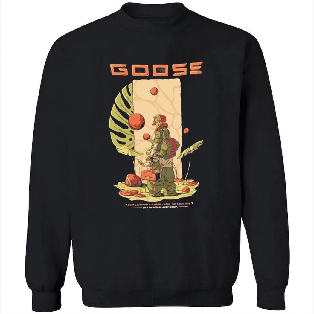 Goose The Band Event Tee At War Memorial Auditorium In Fort Lauderdale FL On April 15 16 2026 Shirt