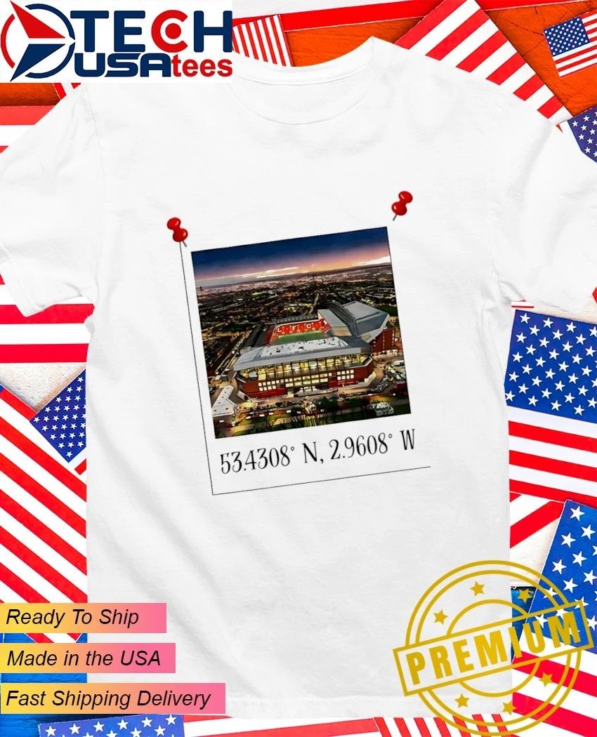 Anfield Coordinates Liverpool Stadium shirt