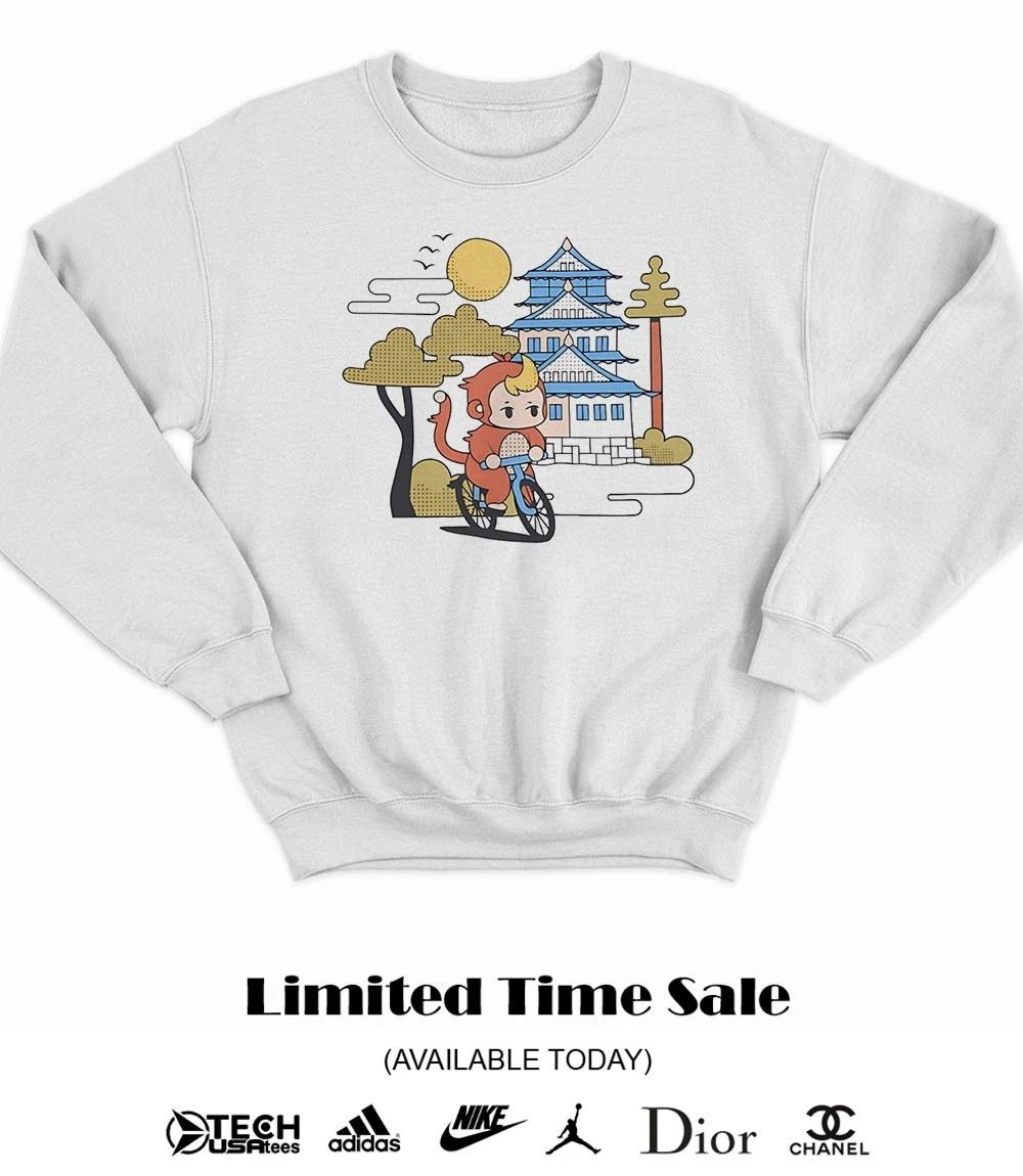 Monkey out for a ride shirt