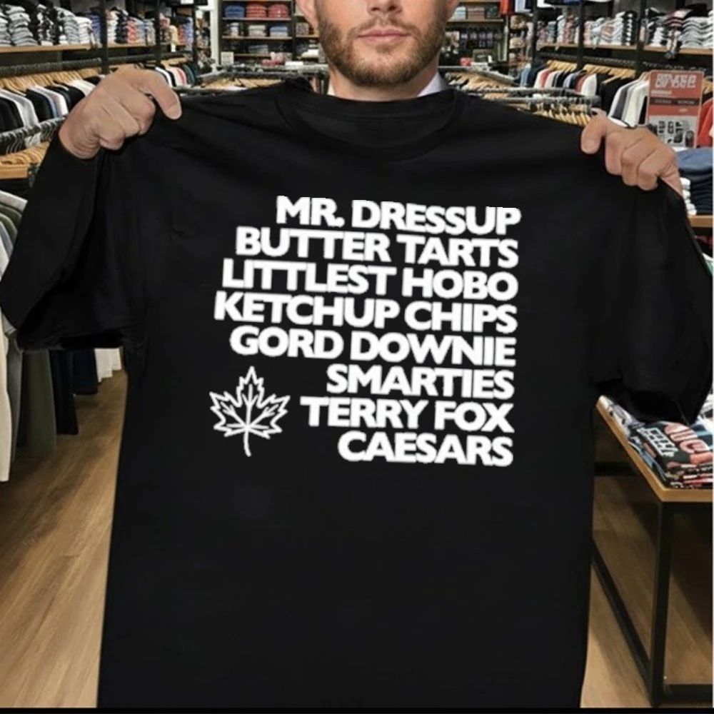 Mr Dressup Butter Tarts Littlest Hobo Ketchup Chips Gord Downie Shirt