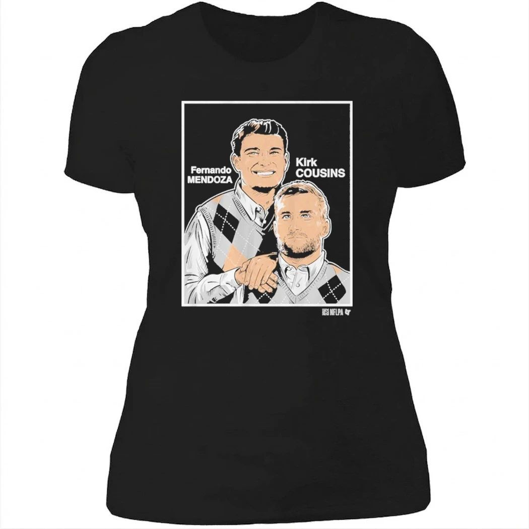 Fernando Mendoza & Kirk Cousins Family Portrait Shirt