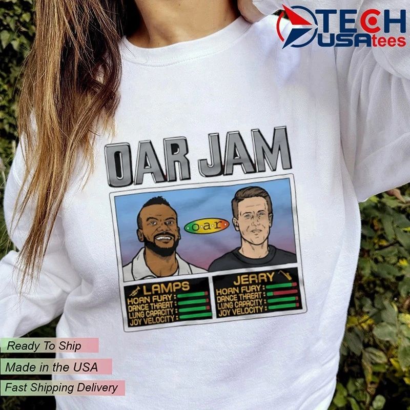 O.A.R. Jam Lamps and Jerry shirt