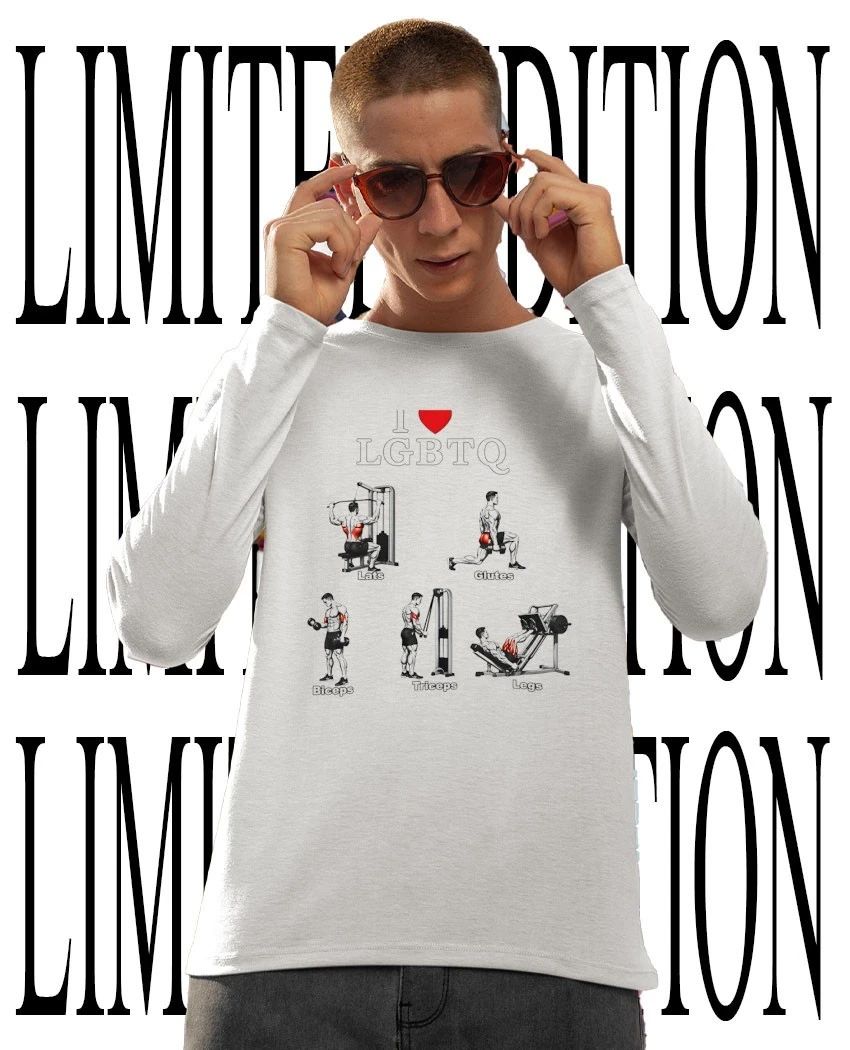 I Love LGBTQ Fitness Workout Shirt
