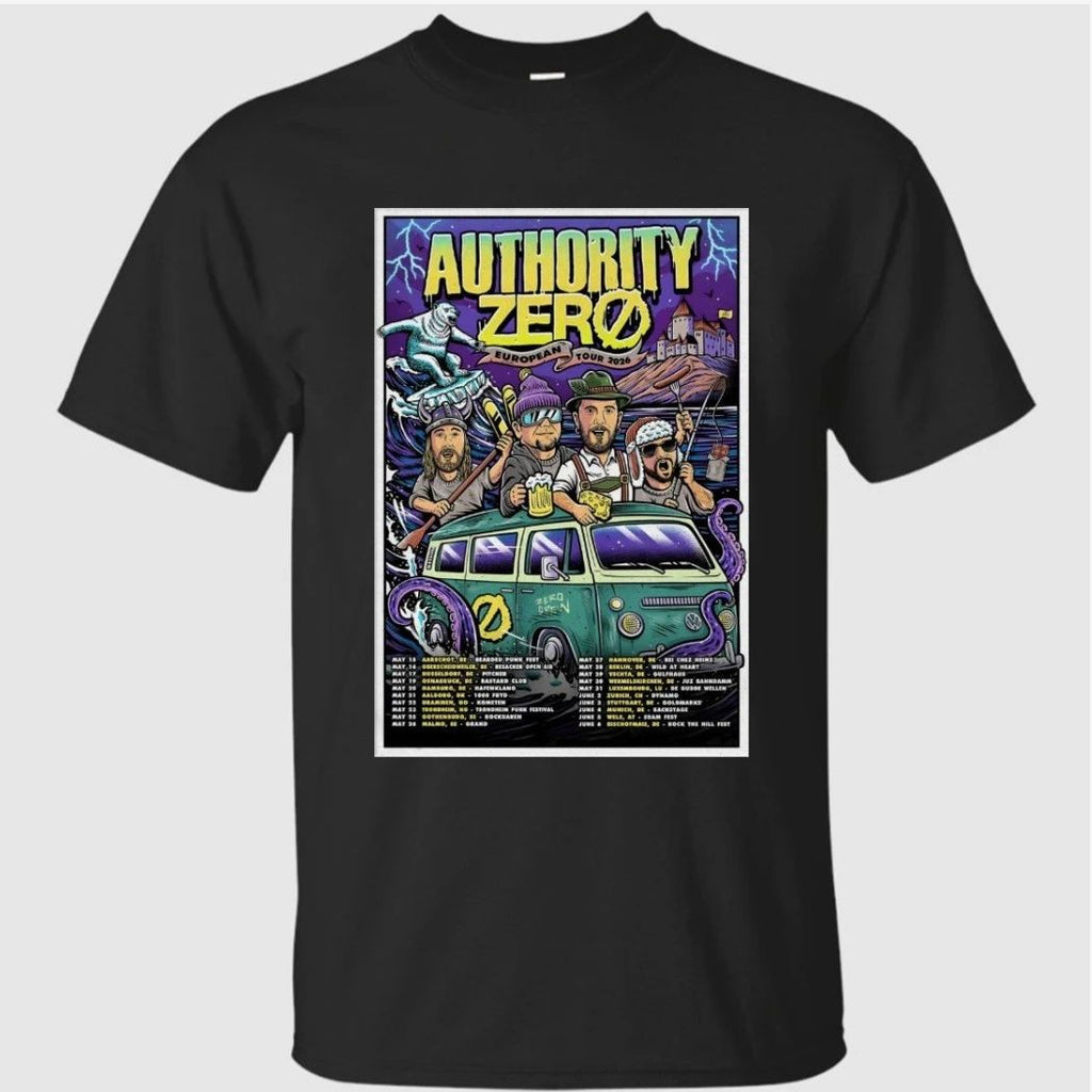 Authority Zero European 2026 Tour Shirt