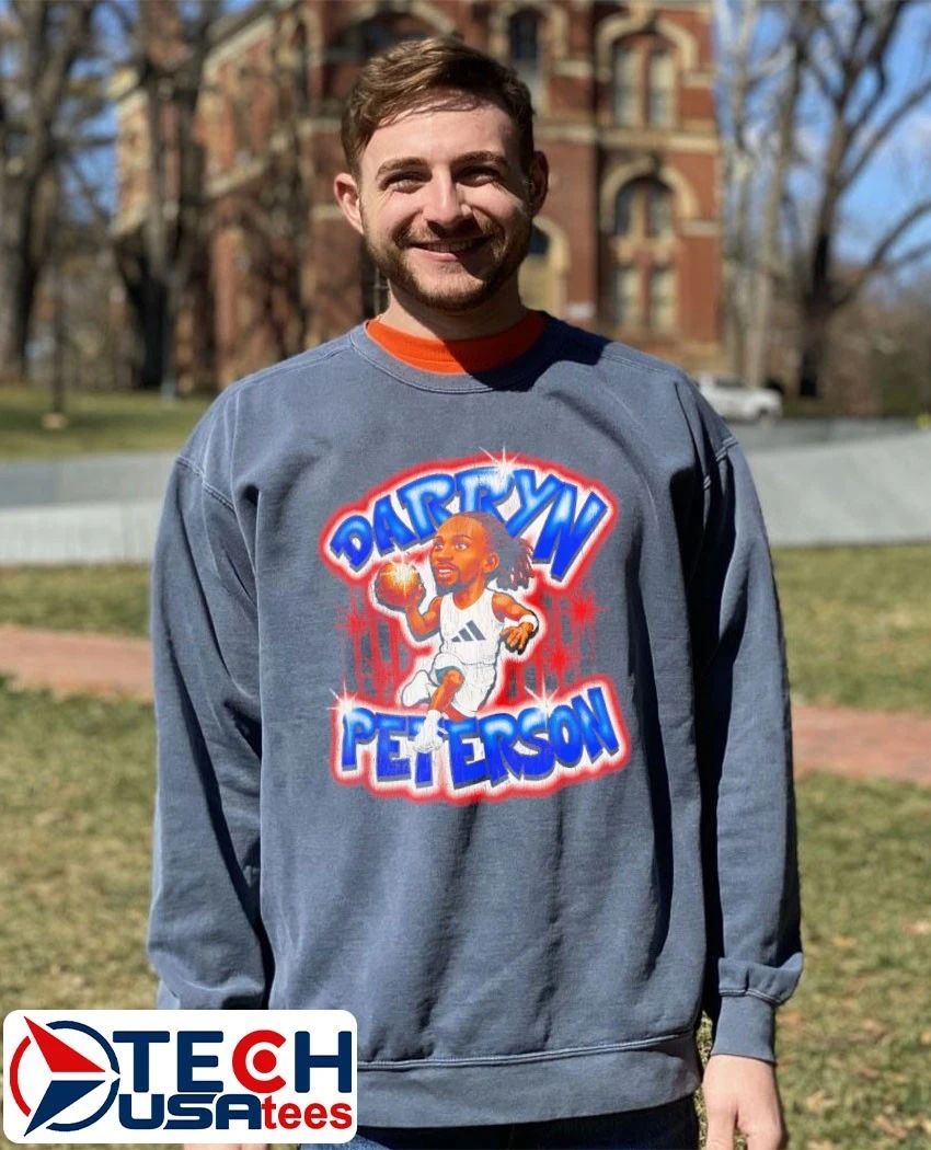 Darryn Peterson NBA Draft caricature shirt