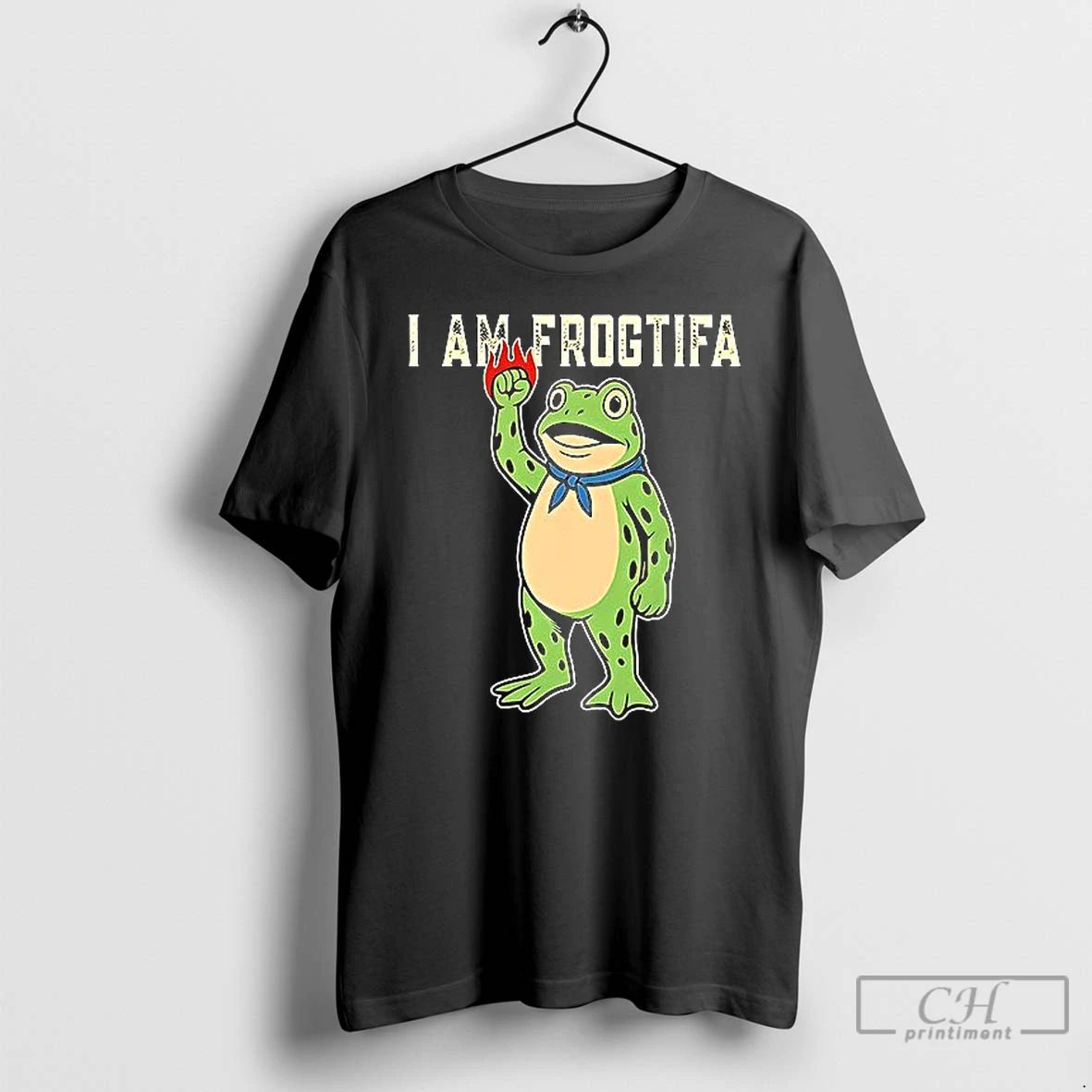Classic Portland Frog Protest I Am Frogtifa Anti Ice T Shirts