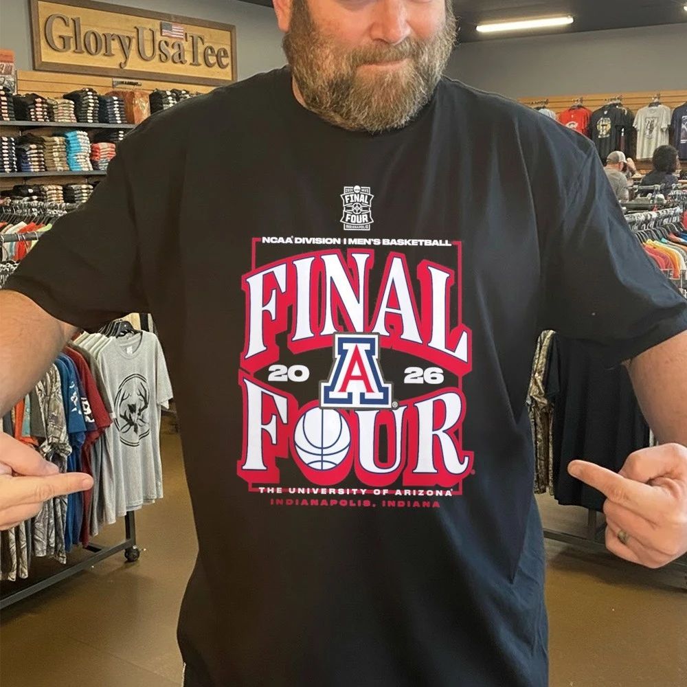 Arizona Wildcats 2026 NCAA Men’s Basketball Tournament March Madness Final Four T-Shirt
