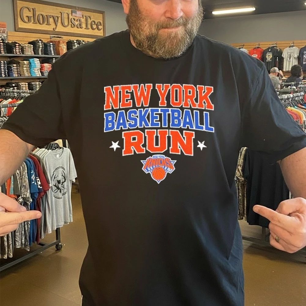 New York Basketball Run Knicks Vintage City Shirt