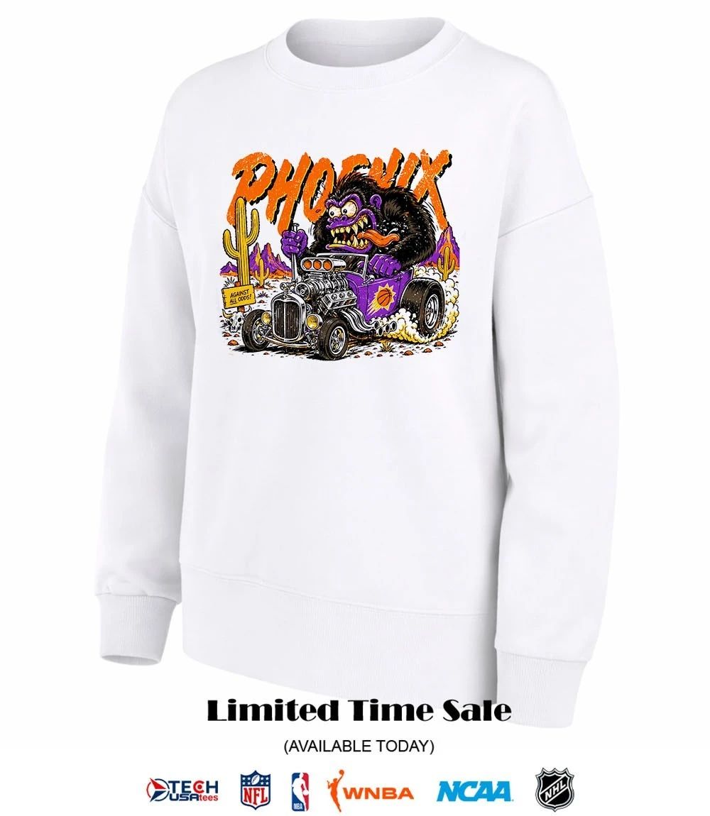 Phoenix Suns 2026 Playoffs King Kong driving shirt
