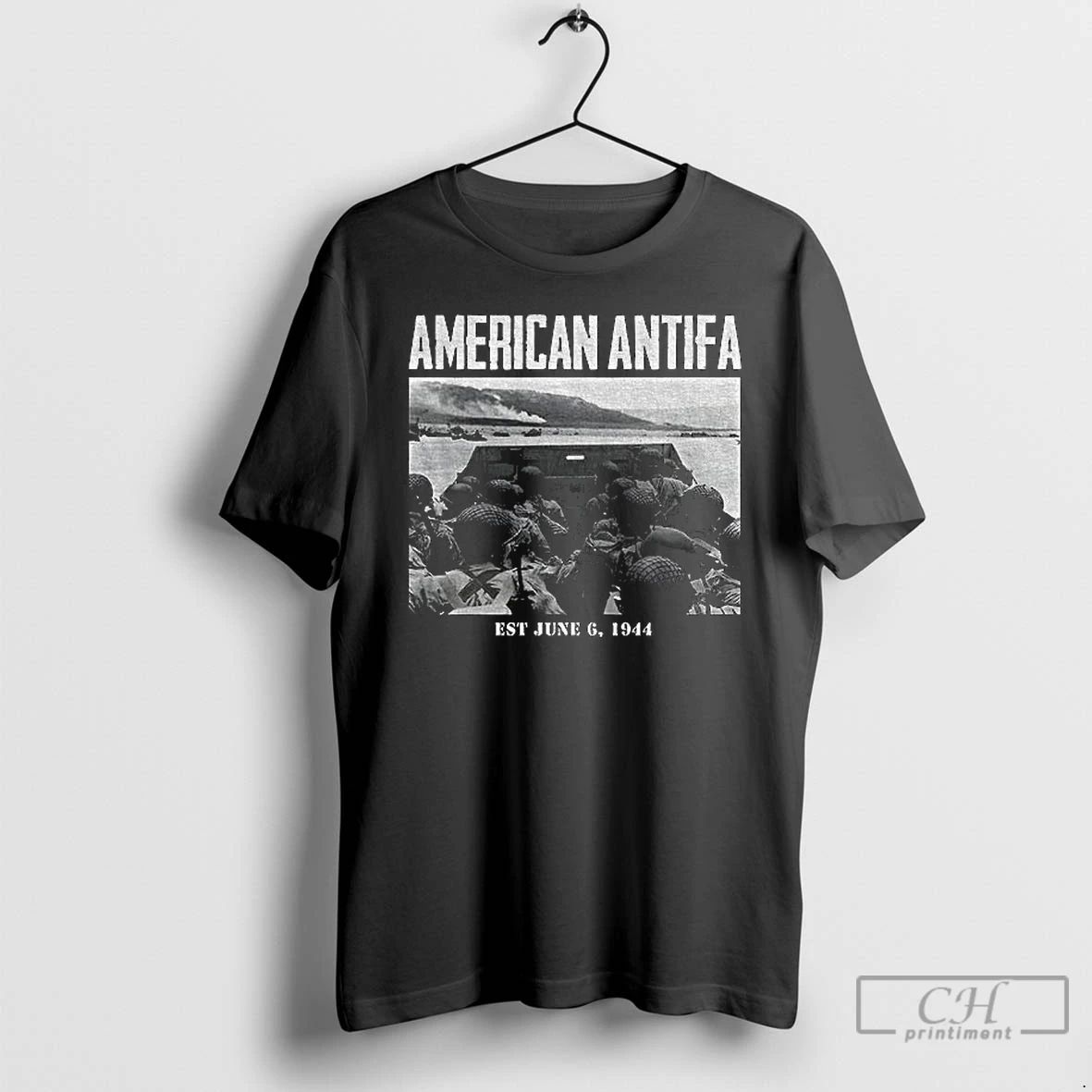 Classic American Antifa Est June 6th 1944 T Shirts