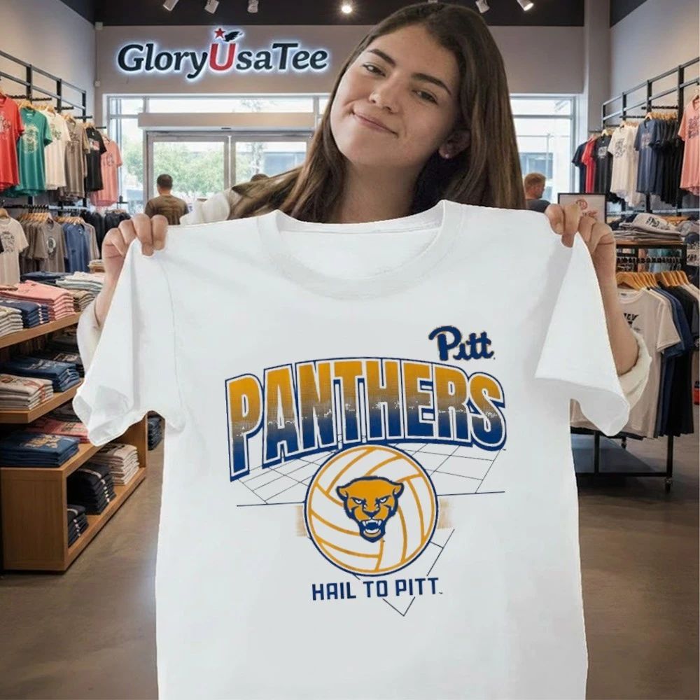 Pitt Panthers Volleyball Grid Hail To Pitt Shirt