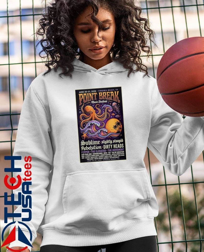 Point Break Music Festival 2026 Virginia Beach VA shirt