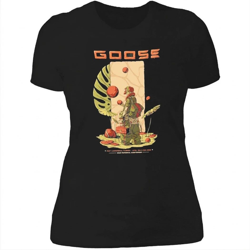 Goose The Band Event Tee At War Memorial Auditorium In Fort Lauderdale FL On April 15 16 2026 Shirt