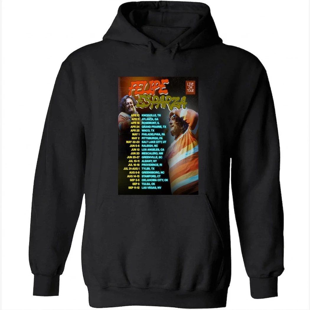 Felipe Esparza Live On Tour 2026 Poster Shirt