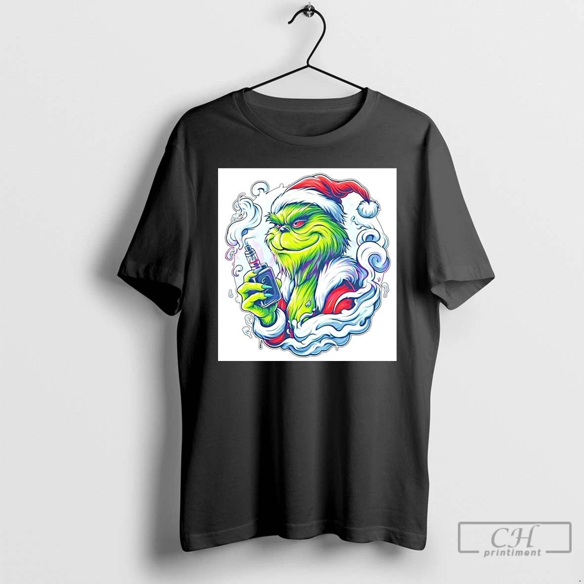 Premium Grinch Vaper Christmas Funny T Shirts