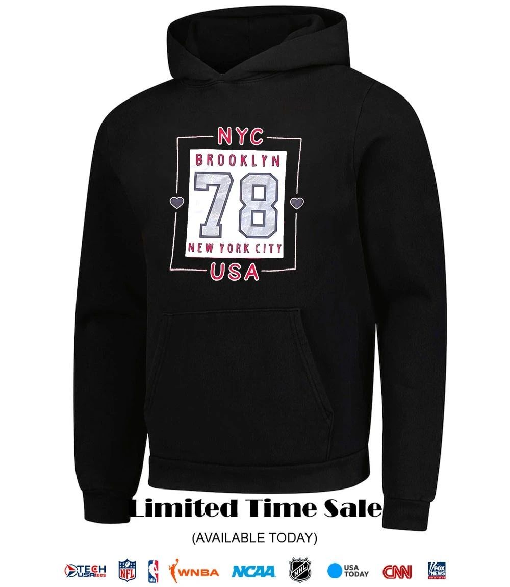 Brooklyn New York City 78 NYC USA shirt