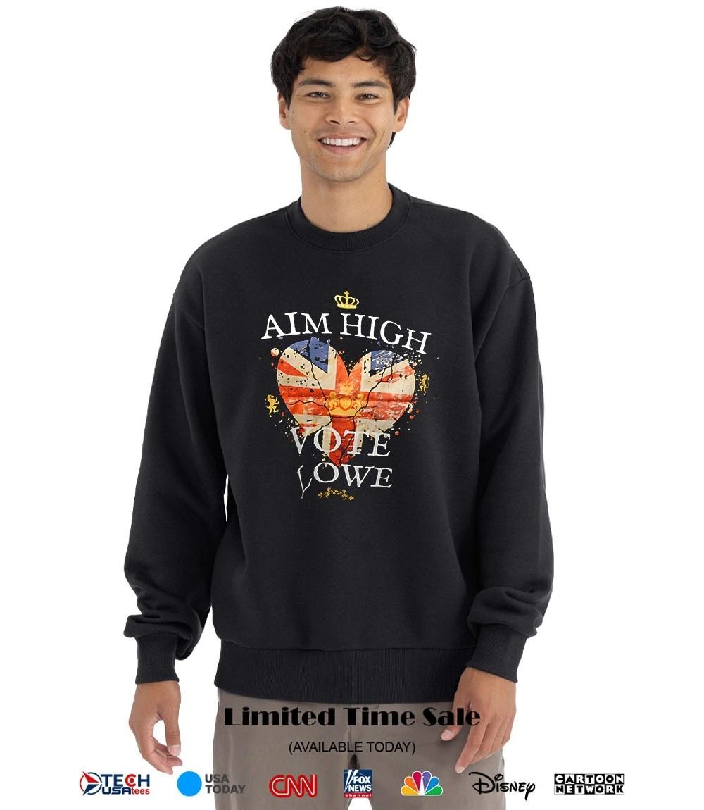 Aim high vote lowe shirt