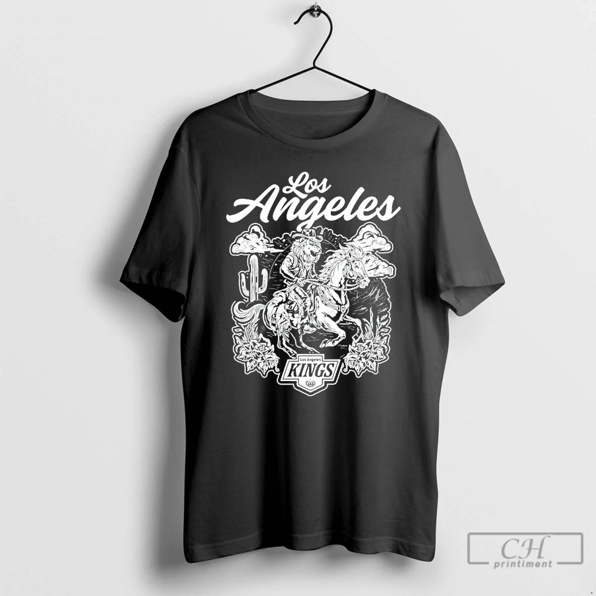 Classic Los Angeles Kings Lion Riding Horse