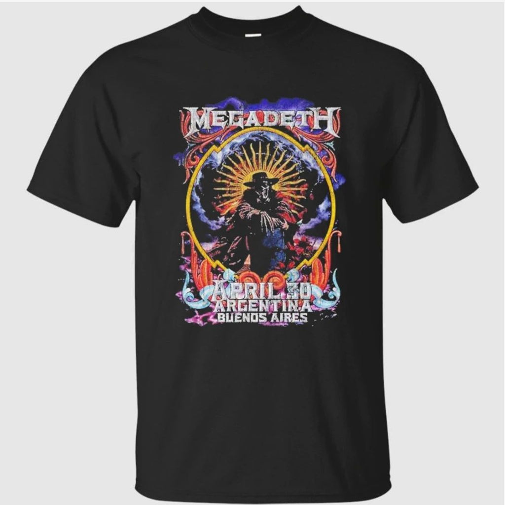 Megadeth Argentina 2026 At Buenos Aires On April 30 2026 Shirt