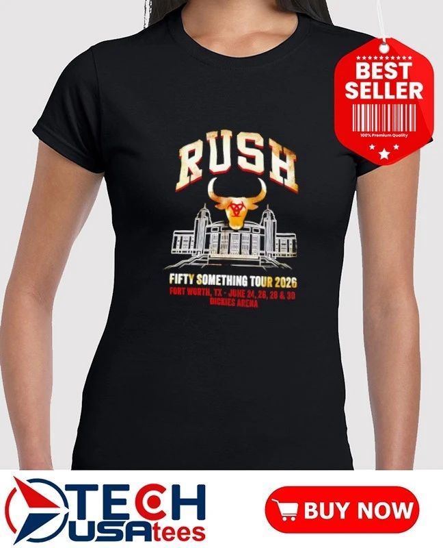 Rush Fifty Something Tour 2026 vintage shirt