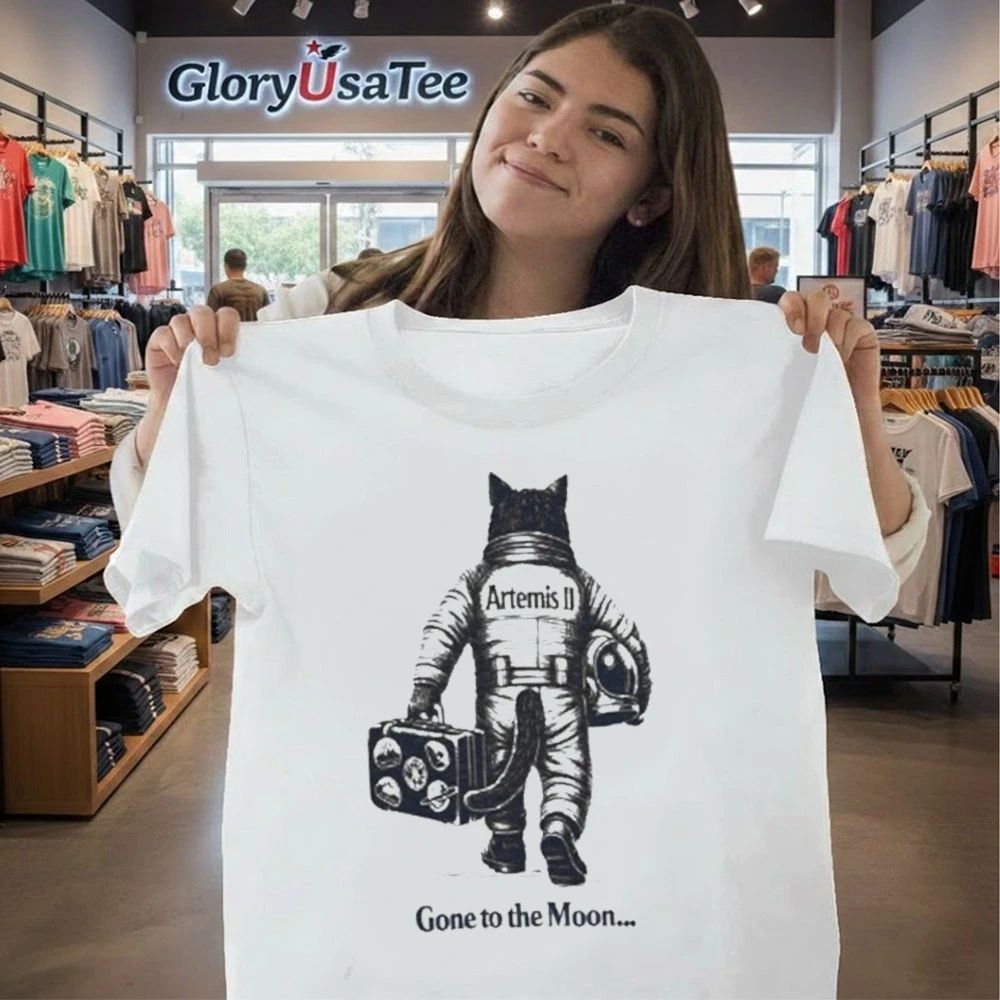 Artemis II Mission Cat Astronaut Shirt