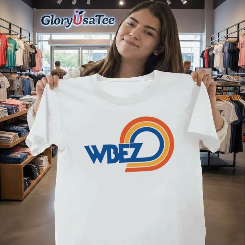 WBEZ Vintage Logo Ivory Heavyweight Shirt
