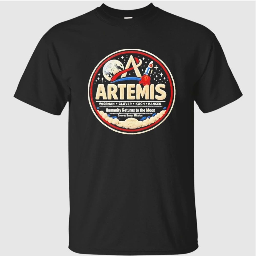 NASA Artemis II Back To The Moon 2026 Humanity Returns To The Moon Crewed Lunar Mission Shirt