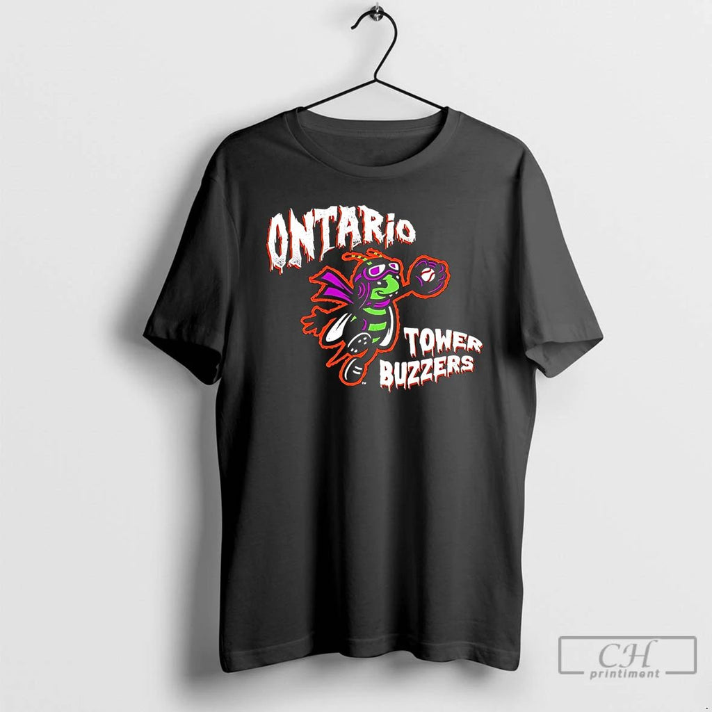 Premium Ontario Tower Buzzers 2025 Dark Halloween T Shirts