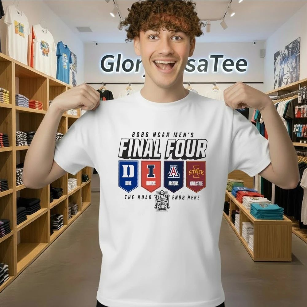 Illinois Fighting Illini Youth 4 Team Final Four Shirt